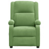 Sillón de masaje eléctrico terciopelo verde claro 4
