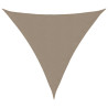 Toldo de vela triangular tela Oxford gris taupe 5x5x5 m 2