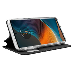 Funda COOL Flip Cover para Motorola Edge 50 Fusion Liso Negro H