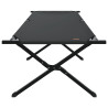 Cama de sol plegable con bolsa de transporte Negra 600D Oxford Fabric 5