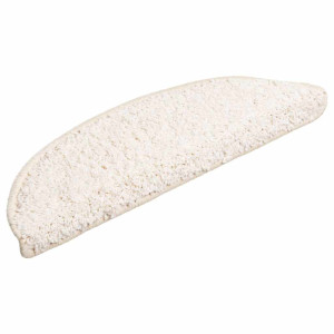 Tapetes de escada 30 pcs 56x17x3 cm branco H