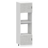 Mueble cocina Kalmar gris hormigón 7 pzas madera contrachapada 5