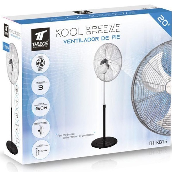 Ventilador de pie Thulos TH-KB15 negro M 2