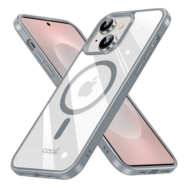 Carcasa COOL para Samsung S937 Galaxy S25 Edge Magnética Borde Plata M 3