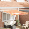 Toldo Retrátil Amarelo e laranja 300 x 250 cm amarelo e laranja 1