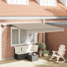 Toldo Retráctil Manual con LED Beige 300x250 cm.  Tela de Repuesto para Toldo de 3x2.5 m Beige 1