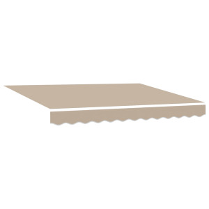 Toldo retráctil automático beige 300x250 cm de . Tela de reemplazo para toldo  de 3x2.5 m beige H
