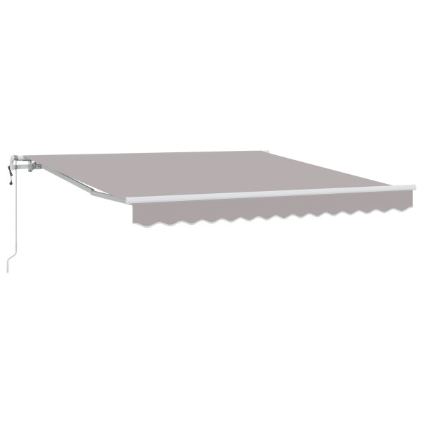 Toldo Retráctil Automático  Gris Claro 300x250 cm. Tela de Repuesto para Toldo  de 3x2.5 m Gris Claro M 2
