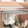 Toldo Retrátil Automático Cinza Claro 300x250 cm 1