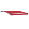 Toldo Retrátil Vermelho with Manual Vermelho 300 x 250 cm Vermelho 2