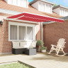 Toldo Vermelho Vermelho 300 x 250 cm Vermelho 4