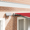 Toldo Retráctil Manual  con LED Rojo 300x250 cm. Tela de Repuesto para Toldo  de 3x2.5 m Rojo 5