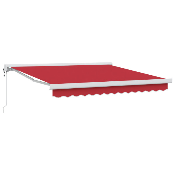 Toldo Retráctil Automático Rojo 300x250 cm.  Tela de Reemplazo para Toldo de 3x2.5 m Rojo M 2