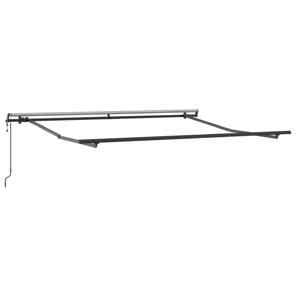 Toldo Retráctil Automático  Negro 350x250 cm. Tela de Reemplazo para Toldo  para Marco de 3.5x2.5 m Negro M 5