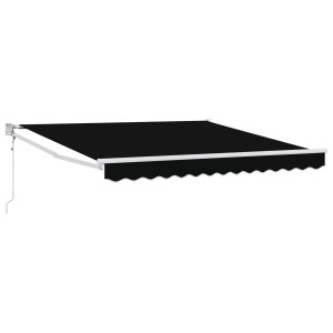 Toldo Retrátil Automático  Preto 350x250 cm H