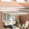 Toldo Retráctil Automático Beige 350x250 cm.  Tela de Reemplazo para Toldo de 3.5x2.5 m Beige 1