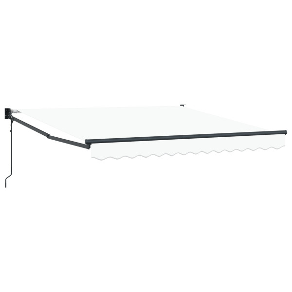 Toldo Retráctil Automático  Blanco 350x250 cm. Tela de reemplazo para toldo  de 3.5x2.5 m Blanco M 2