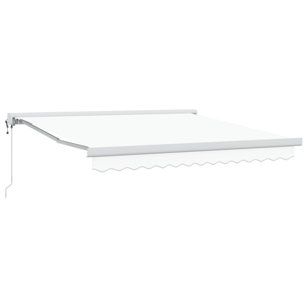 Toldo Retrátil Automático Branco 350x250 cm M 2