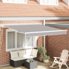 Toldo Cinza Claro Cinzento-claro 350 x 250 cm Cinzento-claro 1