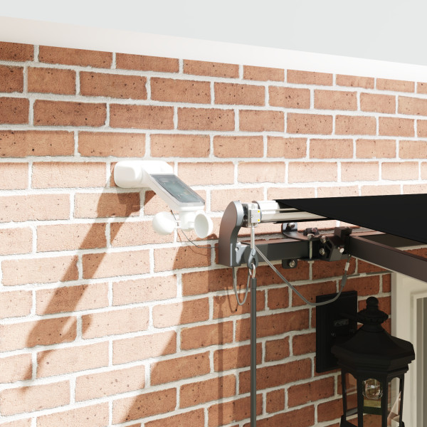 Toldo Retrátil Automático com LED Preto 400x300 cm M 5