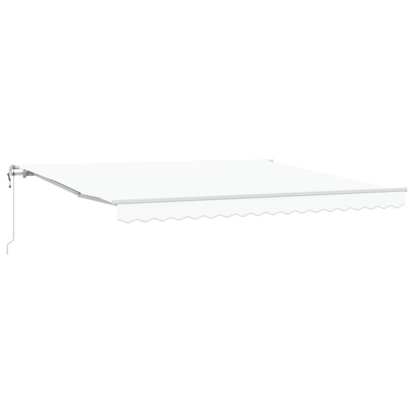 Toldo Retrátil Branco 400 × 300 cm Branco M 2
