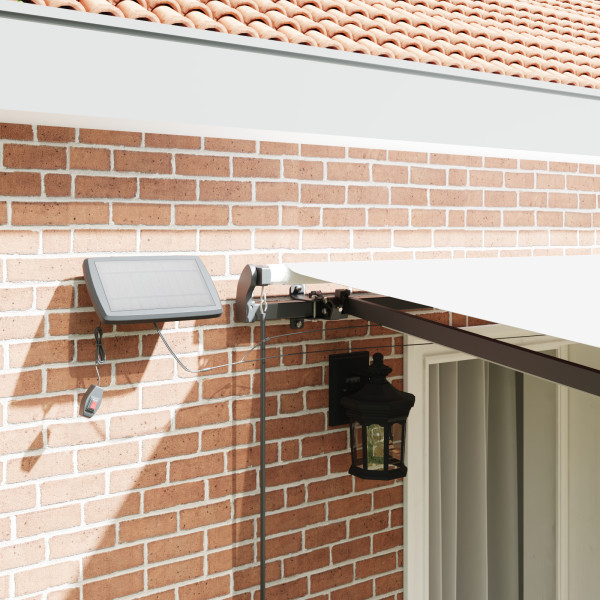 Toldo Retrátil Manual  com LED Branco 400x300 cm M 5