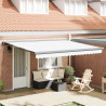 Toldo Retrátil Automático Branco 400x300 cm 1