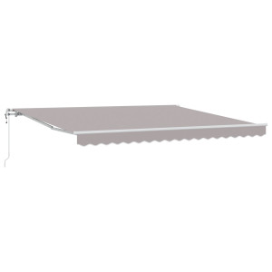 Toldo Cinza Claro Cinzento-claro 400 × 300 cm Cinzento-claro H