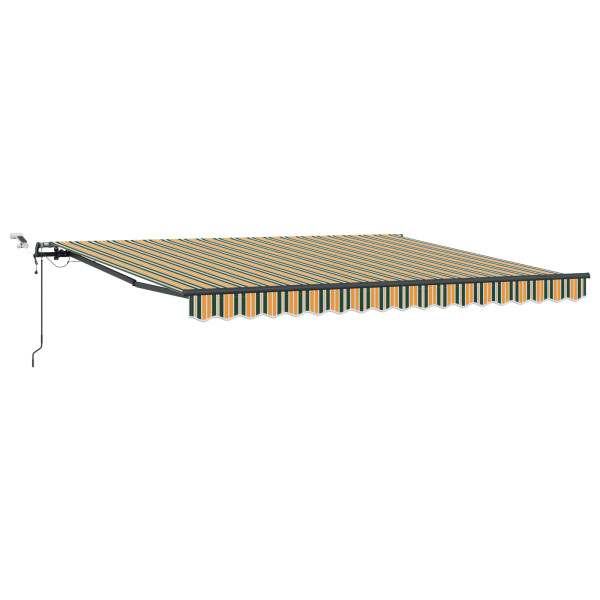 Toldo Retrátil Automático  com LED Verde e Amarelo 400x300 cm M 3