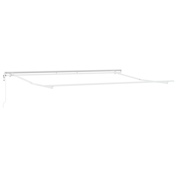 Toldo Retráctil Automático  Negro 400x350 cm. Tela de Repuesto para Toldo  de 4x3.5 m Marco Negro M 5