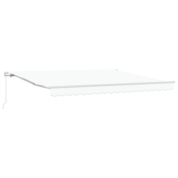 Toldo Retrátil Manual  Branco 400x350 cm M 3