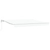 Toldo Retráctil Automático Blanco 400x350 cm. Tela de Repuesto para Toldo  de 4x3.5 m Blanco 3