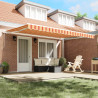 Toldo Retráctil Automático Amarillo y Naranja 450x300 cm 4