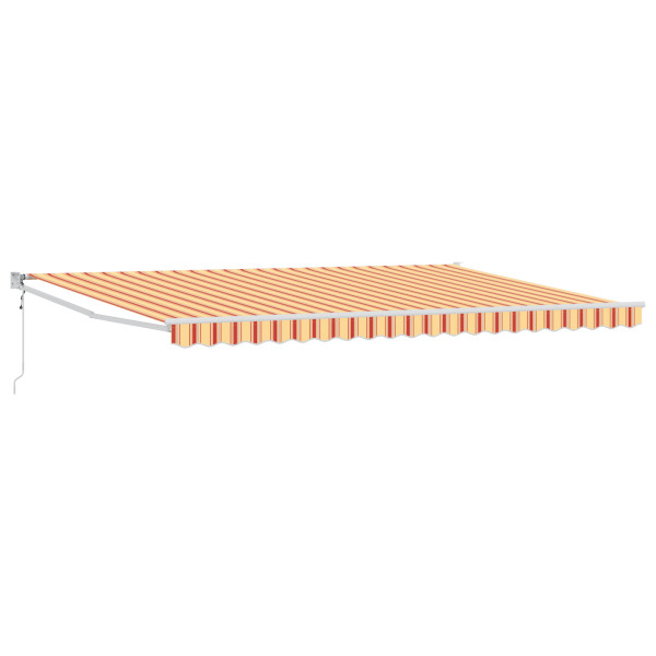 Toldo Retráctil Amarillo y Naranja 500x300 cm M 3