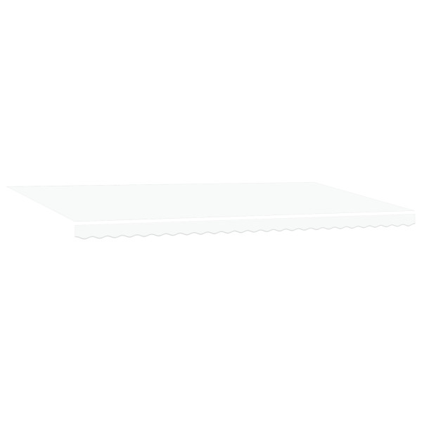 Toldo Retráctil Automático  Blanco 600x300 cm. Tela de Reemplazo para Toldo  para Marco de 6x3 m Blanco M 5