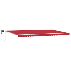 Toldo Vermelho with Manual Vermelho 600 × 300 cm Vermelho H
