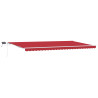 Toldo Vermelho with Manual Vermelho 600 × 300 cm Vermelho 3