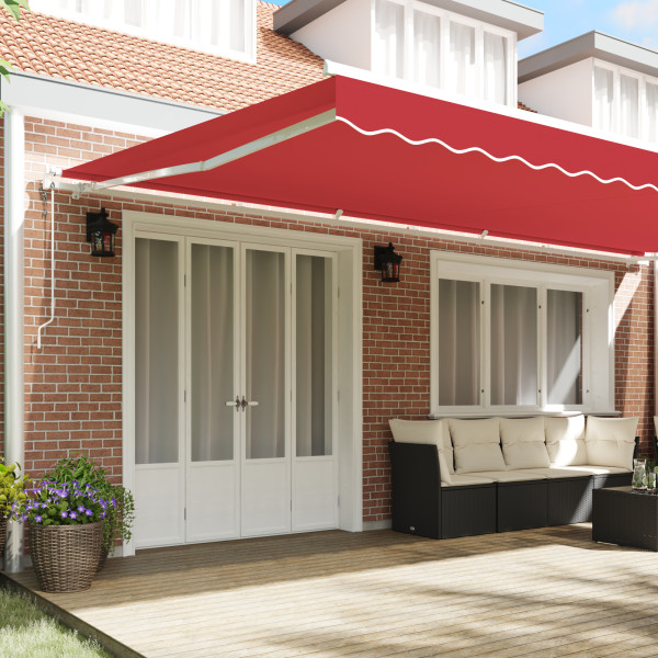 Toldo Vermelho 600 × 300 cm Vermelho M 4
