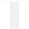 Puerta Corredera  con Set de Hardware Blanco 73.5x211 cm Madera Maciza de Pino. Puerta Interior  'ORKDAL'Blanca 73.5x211x4 cm Ma 5