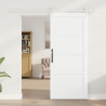 Puerta Corredera  con Juego de Accesorios Blanca 86x198.5 cm Madera Sólida de Pino. Puerta Interior  'ORKDAL'Blanca 86x198.5x4 c 4