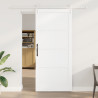 Puerta Deslizante  con Juego de Hardware Blanca 93x211 cm Madera Maciza Pino. Puerta Interior  ORKDAL Blanca 93x211x4 cm Madera  1