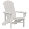 Sillas Adirondack  2 pcs Blanco 74x82x90 cm HDPE. Silla Adirondack  Blanca 74x82x91 cm HDPE 5