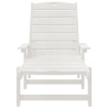 Espreguiçadeiras 2 pcs Branca 162x53x98.5 cm HDPE 5