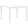 Conjunto de Jantar de Jardim 3 pcs Branco 100 x 100 x 73 cm 4