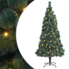 Árbol de Navidad 300 LEDs Verde 180 cm PET 2