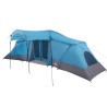Carpa Familiar  con Ventanas Cúpula Azul para 4 Personas Impermeable 2