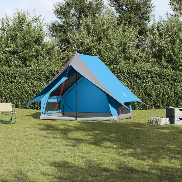 Tienda de Camping A-Frame 3-Personas Azul Impermeable D