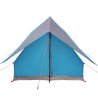 Barraca de Camping A-Frame 3-Pessoas Azul Impermeável 5