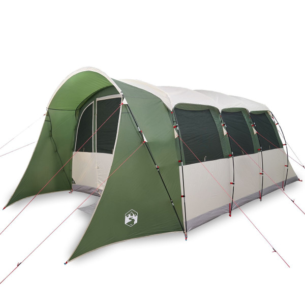 Carpa Familiar  con Ventanas y Túnel Verde para 8 Personas Impermeable M 3
