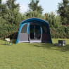 Carpa Familiar  con Ventanas Túnel Azul para 8 Personas Impermeable 4